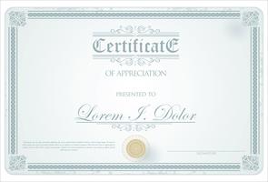 Certificaatsjabloon vector