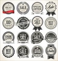 Retro vintage badges en labels-collectie vector