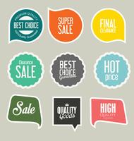 Moderne badges stickers en labels-collectie vector