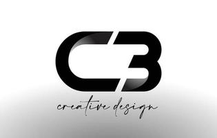 cb letter logo-ontwerp met elegante minimalistische look.cb pictogram vector met creatief ontwerp moderne look.