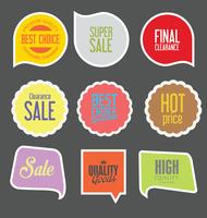 Moderne badges stickers en labels-collectie vector