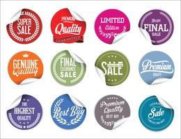 Moderne badges stickers en labels-collectie vector