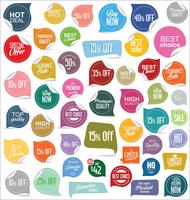 Moderne badges stickers en labels-collectie vector