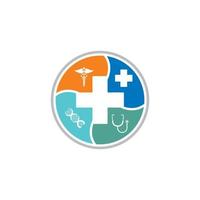 medisch logo, logo voor medische zorg vector