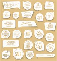 Moderne badges stickers en labels-collectie vector