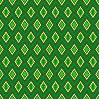 groen geometrisch naadloos patroon voor st patrick dagconcept vector