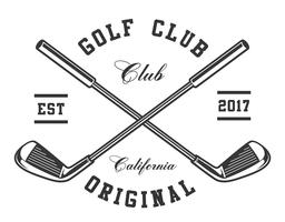 Golf Clubs vector