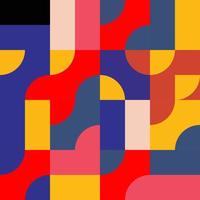 geometrie minimalistische kunstwerk poster met eenvoudige vorm en figuur. abstract vectorpatroonontwerp in Scandinavische stijl voor webbanner, bedrijfspresentatie, brandingpakket, stoffenprint vector