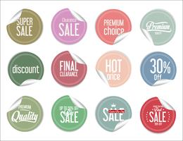 Moderne badges stickers en labels-collectie vector