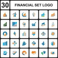 financieel logo, boekhoudlogo vector