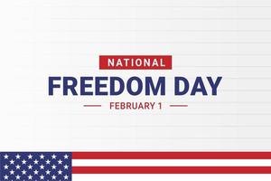 illustratie vectorafbeelding van nationale vrijheidsdag. de illustratie is geschikt voor banners, flyers, stickers, kaarten, enz. vector
