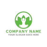 yoga-logo, wellness-logo vector