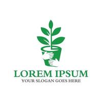 tuin logo, natuur logo vector