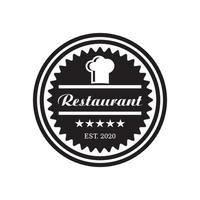 chef-kok vector, restaurant logo vector