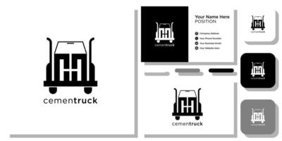 symbool monogram vorm brieven illustratie kunst eenvoudig modern lijn icoon met sjabloon voor visitekaartjes vector