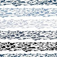 grunge ruwe gestreepte vector naadloze patroon. handgeschilderde borstel feestelijke, vrolijke gestreepte achtergrond. ongelijke Krabbel bars textuur. zwarte, blauwe, grijze strepen.