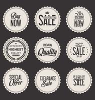 Retro vintage badges en labels-collectie vector