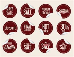 Retro vintage badges en labels-collectie vector