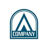 camping logo, avontuur logo vector