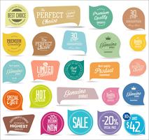 Moderne badges stickers en labels-collectie vector