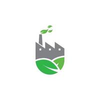 abstracte ecologische vector, industrie-logo vector