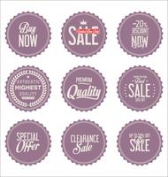 Retro vintage badges en labels-collectie vector