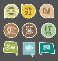 Moderne badges stickers en labels-collectie vector