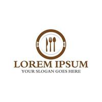 restaurant logo, voedsel logo vector