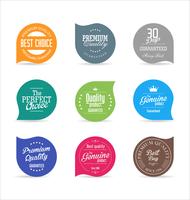 Moderne badges stickers en labels-collectie vector