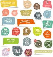 Moderne badges stickers en labels-collectie vector