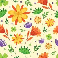 lente bloemen naadloos patroon vector