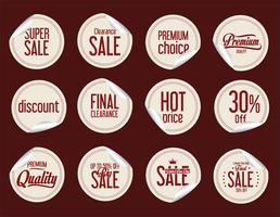 Retro vintage badges en labels-collectie vector