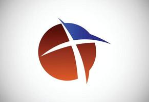 kerk logo. christelijke teken symbolen. het kruis van jezus vector