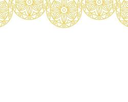 set elegante ornamenten, ronde mandala's gouden, klassieke vintage vector