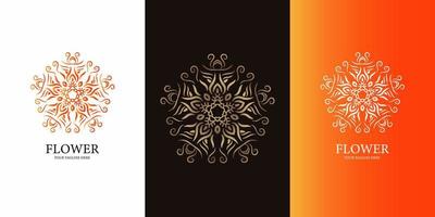 bloem, boetiek of ornament logo sjabloonontwerp. vector