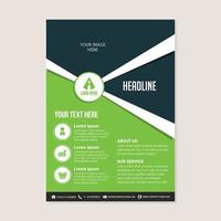 corporate business jaarverslag brochure flyer ontwerp vector