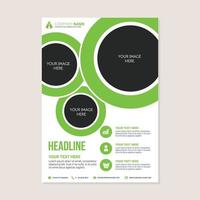 corporate business jaarverslag brochure flyer ontwerp vector