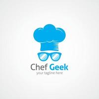 chef-kok logo ontwerpsjabloon. vector illustratie