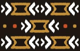 etnische abstracte ikat kunst. naadloos patroon in tribal, volksborduurwerk en Mexicaanse stijl. Azteekse geometrische kunst ornament print.design voor tapijt, behang, kleding, inwikkeling, stof, hoes, textiel vector