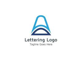 letter een logo ontwerp pro concept sjabloon vector creatief