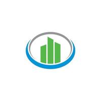 abstract groeilogo, financieel logo vector