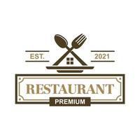 restaurant logo, voedsel logo vector