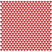 vector valentines naadloze patroon met rode harten op witte achtergrond. vectorillustratie. eps10