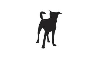 hond silhouet vector illustratie ontwerp