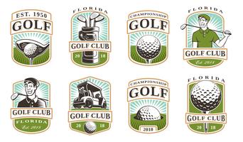 Golf vector set (12 logo&#39;s)