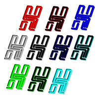 3D-letter h-logo. perfect voor t-shirts enzovoort. vector