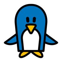 Penguin cartoon afbeelding vector