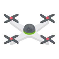drone, onbemand luchtvaartuig vector