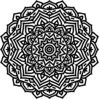 overzicht mandala decoratief rond ornament vector