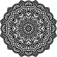 overzicht mandala decoratief rond ornament vector